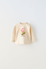 3d flower t-shirt