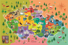 Trefl Puzzle Edukacyjne 44 Mapa Czech TREFL