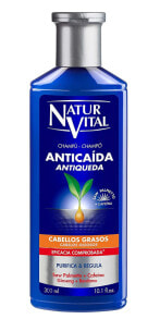 NaturVital Shampoo for Hair Loss Oily Hair Шампунь против выпадения для  жирных волос 300 мл