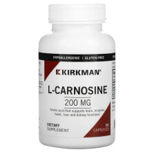Киркман Лэбс, L-карнозин, 200 мг, 90 капсул