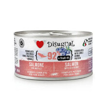 Купить товары для собак DISUGUAL: DISUGUAL 150g complete pet food for adults dogs with salmon and blueberrys 12 units