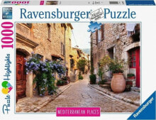 Детские развивающие пазлы ravensburger Puzzle 1000 elementów Śródziemnomorska Francja