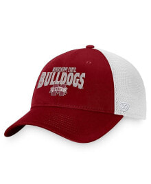 Купить мужские головные уборы Top of the World: Бейсболка Trucker Snapback Maroon/White Mississippi State Bulldogs от Top of the World для мужчин