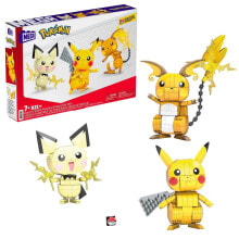 MEGA CONSTRUX 3 Pokémon Rayo (Pichu. Pikachu And Raichu)