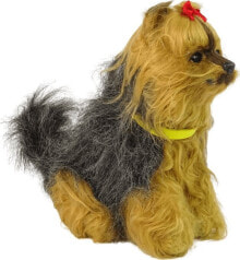 LeanToys Interaktywny Pies Piesek Yorkshire terrier York Pluszowy Szczeka Rusza Ogonem