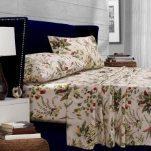 Tribeca Living maui Floral Printed 300 Thread Count Percale Extra Deep Pocket Twin Sheet Set