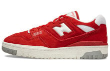 New Balance NB 550 防滑耐磨 低帮 复古篮球鞋 男女同款 红色 / Кроссовки New Balance NB 550 BB550VND