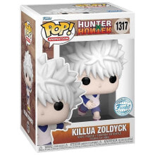 FUNKO HunterxHunter Pop Animation Vinyl Killua W/Skateboard 9 cm Figure