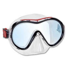 Masks and snorkels for scuba diving