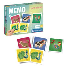 CLEMENTONI Memo pocket farm animals