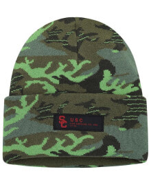 Nike men's Camo USC Trojans Veterans Day Cuffed Knit Hat