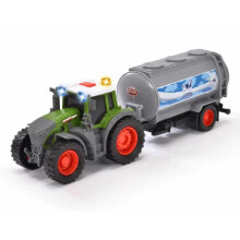 DICKIE TOYS Fendt Tractor Milk 26 Cm Light And Sound