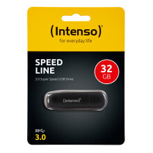 Intenso Speed Line USB флеш накопитель 32 GB USB тип-A 3.2 Gen 1 (3.1 Gen 1) Черный 3533480