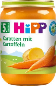 Купить детское питание HiPP: Gemüse Früh-Karotten mit Kartoffeln ab dem 5.Monat, 190 g