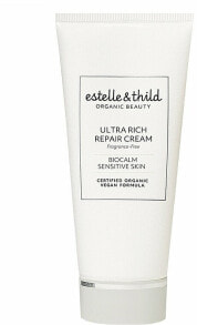 Ultra reichhaltige und regenerierende Gesichtscreme mit Ceramiden und Bio Sheabutter - Estelle & Thild BioCalm Ultra Rich Repair Cream