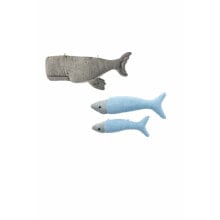 Set of soft toys Crochetts Whale Fish 3 Pieces