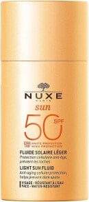 Anti-Aging Sonnenschutzfluid für das Gesicht - Nuxe Sun Light Fluid High Protection SPF50