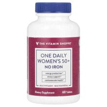 One Daily Women's 50+, No Iron, 60 Tablets