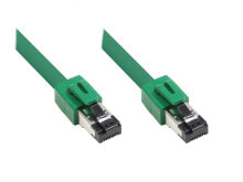 Кабели и разъемы для аудио- и видеотехники Alcasa 8080-015G сетевой кабель 1,5 m Cat8.1 S/FTP (S-STP) Зеленый