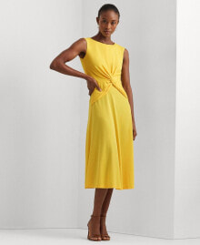 Lauren Ralph Lauren women's Twist-Front Jersey Dress