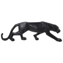 Decorative Figure Alexandra House Living Black Plastic Panther 10 x 16 x 44 cm