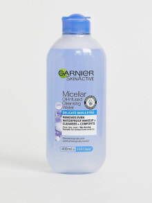 Garnier – Mit Öl angereichertes Mizellenwasser für sensible Haut & Augen, 400 ml