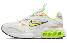 Nike Zoom Air Fire 复古 防滑 低帮 跑步鞋 女款 白黄拼接 / Nike Zoom Air CW3876-104