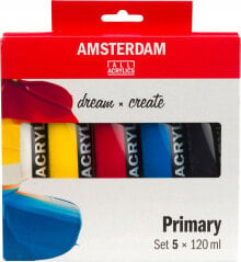 Artequipment Amsterdam Standard Series acrylic paint primary set | 5 x