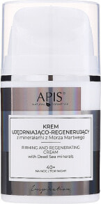 Straffende und regenerierende Nachtcreme mit Mineralien aus dem Toten Meer - APIS Professional Inspiration 40+