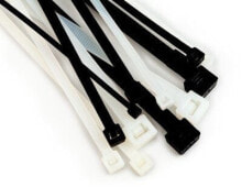 Товары для строительства и ремонта 3M 7000035285 стяжка для кабелей Разъемная кабельная стяжка Нейлон Черный, Белый 100 шт
