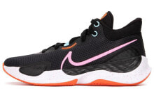 Nike Renew Elevate 3 耐磨透气 实战篮球鞋 男女同款 黑粉橙 / Кроссовки Nike Renew Elevate 3 DD9304-007