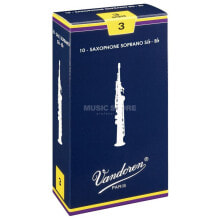 Vandoren Classic Soprano Sax Reeds 2.5 Box of 10