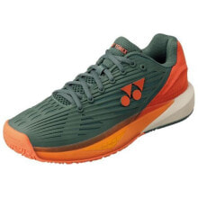 YONEX Power Cushion Tennis Shoes Unisex Low-Top Jasper/Orange