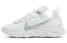 Nike React Element 55 低帮 跑步鞋 女款 白 / Кроссовки Nike React Element 55 CN0147-100