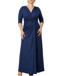 Kiyonna women's Plus size Romanced by Moonlight Long Gown