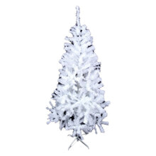 Christmas Tree White PVC Metal Polyethylene 100 x 100 x 180 cm