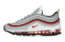 Nike Air Max 97 低帮 跑步鞋 GS 白灰红 / Кроссовки Nike Air Max 97 GS 921522-020