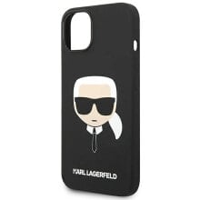 KARL LAGERFELD Klhcp14Mslkhbk iPhone 14 Plus15 Plus 6.7 Silicone Karl`S Head phone case