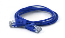 Кабели и разъемы для аудио- и видеотехники Wantec 7244 сетевой кабель 1,5 m Cat6a U/UTP (UTP) Синий