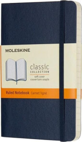 Moleskine Notes MOLESKINE P (9x14cm) w linie, miękka oprawa, sapphire blue, 192 strony, niebieski