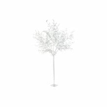 Christmas Tree DKD Home Decor White Silver Metal Plastic 120 x 120 x 220 cm