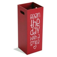 Umbrella stand Versa Begin The Day With a Smile MDF Wood (21 x 53 x 21 cm)