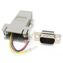 EUROCONNEX 1636 M/F 4C DB9 To RJ11 Adapter