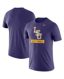 Nike men's Purple LSU Tigers Softball Drop Legend Performance T-shirt