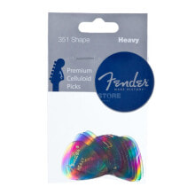 Fender Picks 351 Rainbow heavy 12er Set Premium Celluloid