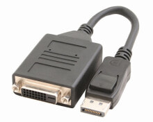 Cables and wires for construction sapphire Active mini DP to SL-DVI Adapter - mini DisplayPort - DVI - Black