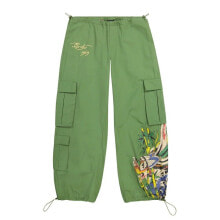 Купить женские брюки Ed Hardy: Ed Hardy Poplin Cargo Pants - EHW8002-4