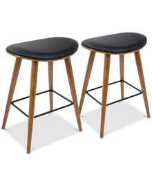 Saddle Counter Stool (Set of 2)