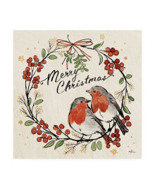 Trademark Global janelle Penner Christmas Lovebirds V Canvas Art - 27