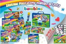 Купить цветные карандаши для рисования для детей Bambino: Bambino Zestaw plastyczny małego artysty